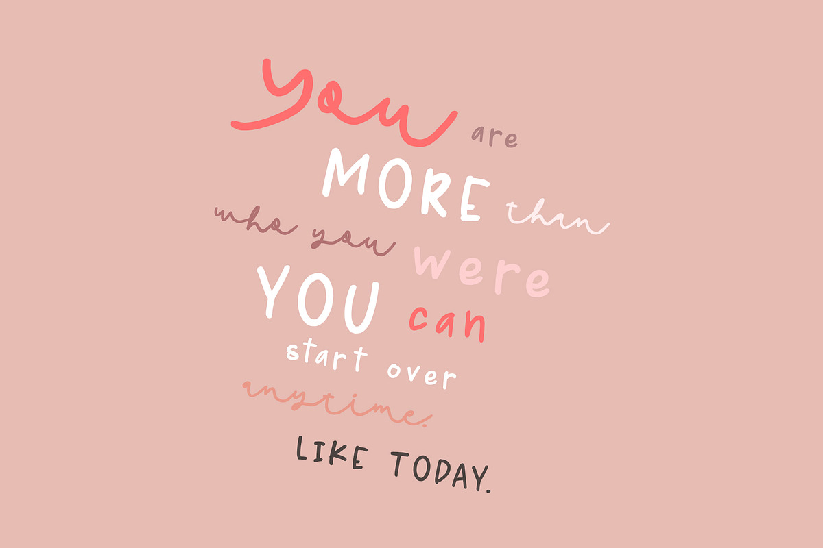 Brighter Sunshine| Quotable Font Duo, a Font by Analogous (Photo 10 of 13)