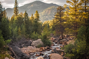 Rocky mountain national park co stock photo containing dramatic view and
