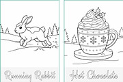Christmas Holidays Coloring Pages, a Seasonal Illustration by Nuvame Arts & Designs (Thumbnail 3 of 21)