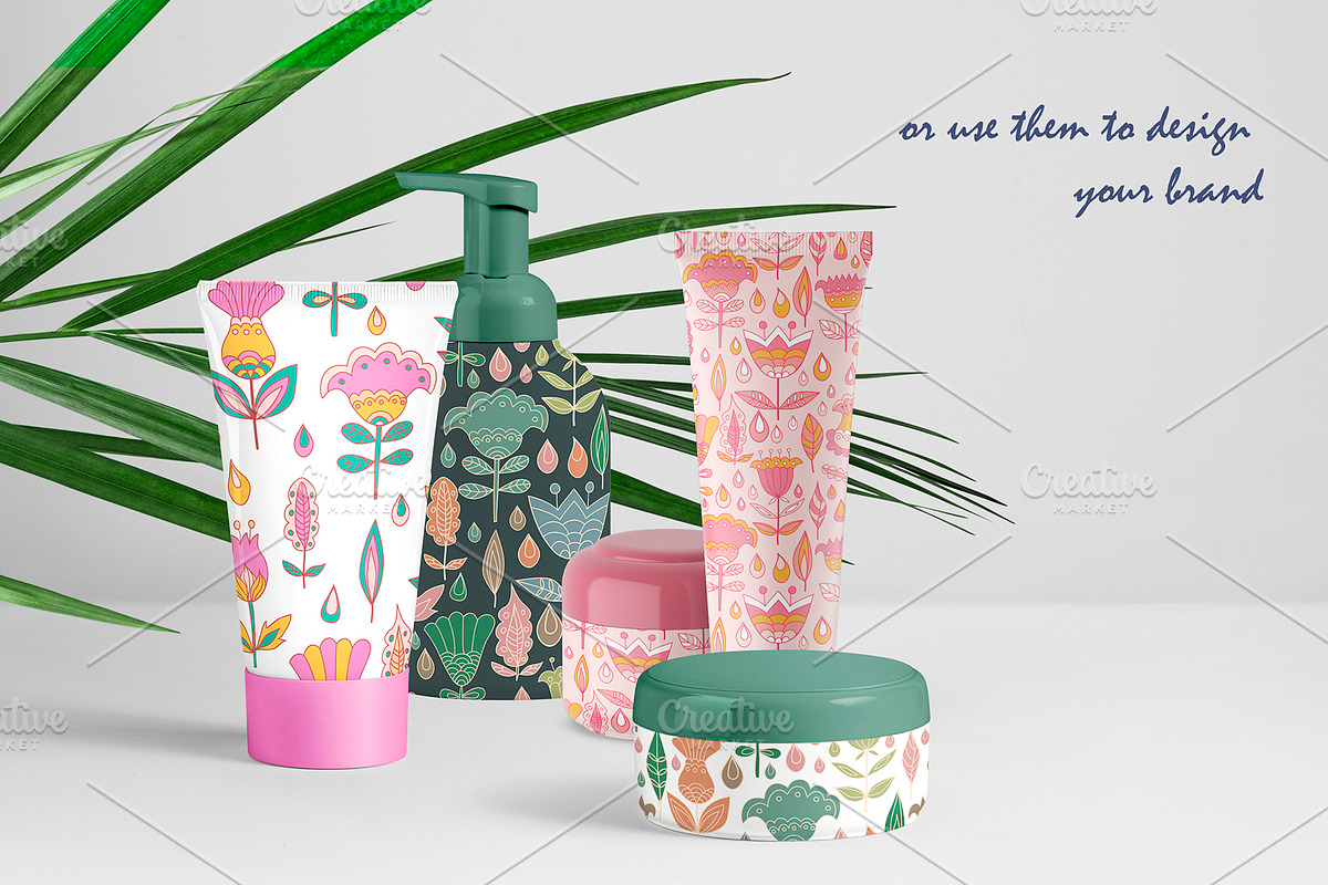 Funful Flower Patterns, a Pattern Graphic by Retro Graphic Box (Photo 5 of 9)