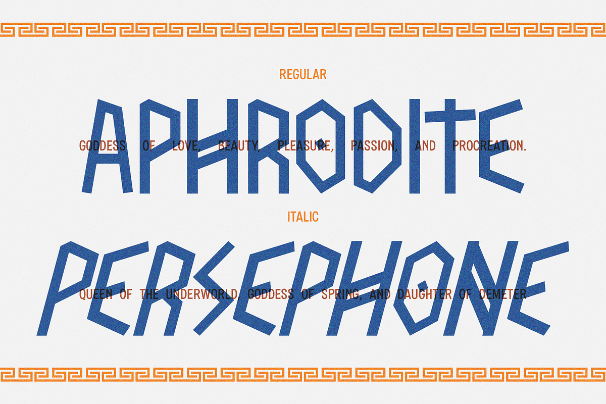 Skaldheim - Greek Display Typeface, a Font by Indotype Foundry (Photo 10 of 10)