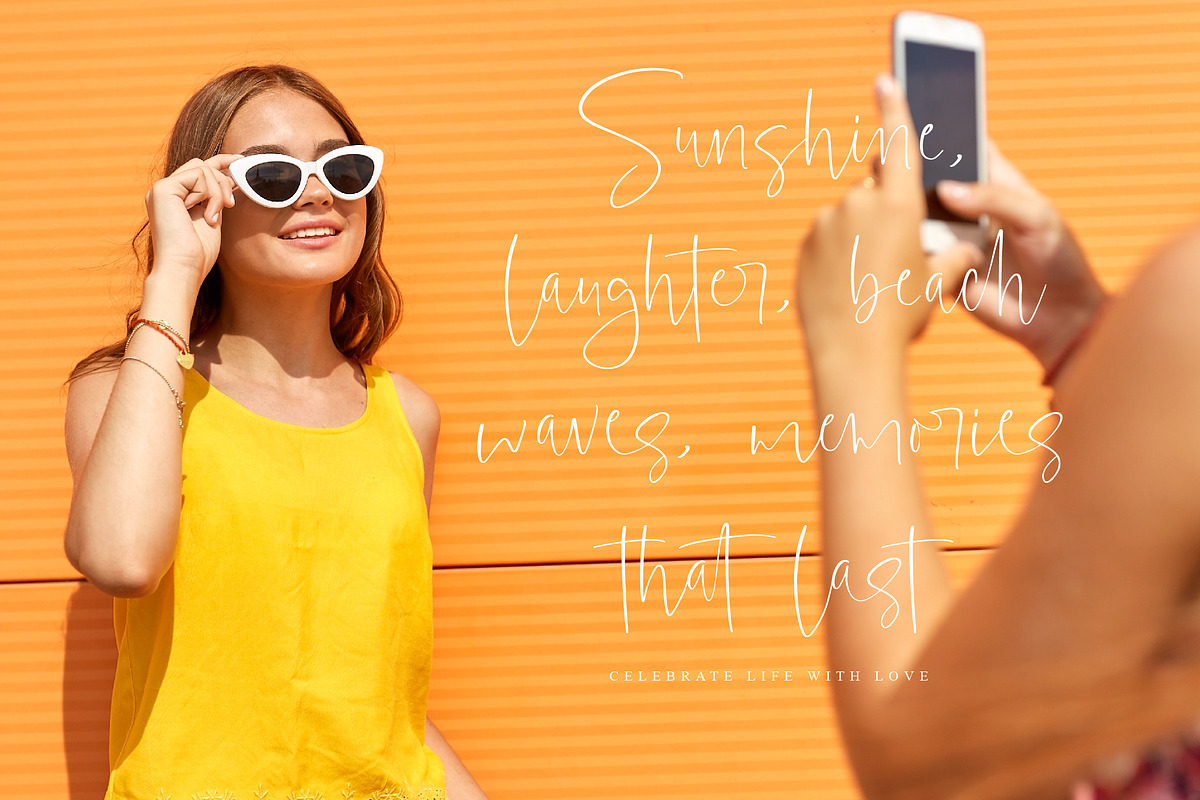 SunsetRise, a Handwritten Font by operatype.co (Photo 2 of 15)
