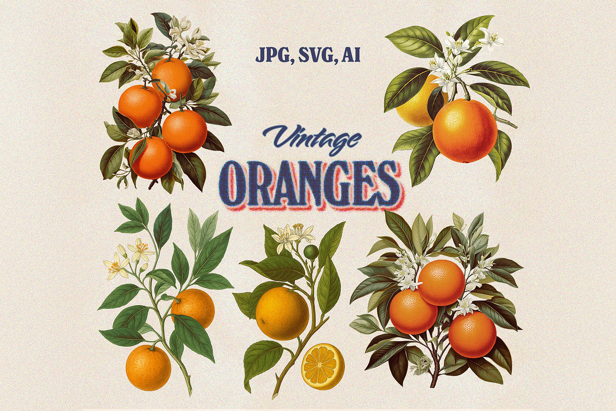 Vintage Fruit & Berry Bundle PNG SVG, a Food Illustration by Marie T (Photo 10 of 17)