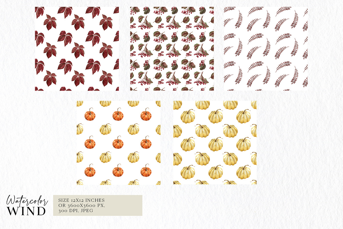 Ultimate Autumn Bundle Clipart, an Illustration by WatercolorWind (Photo 21 of 45)