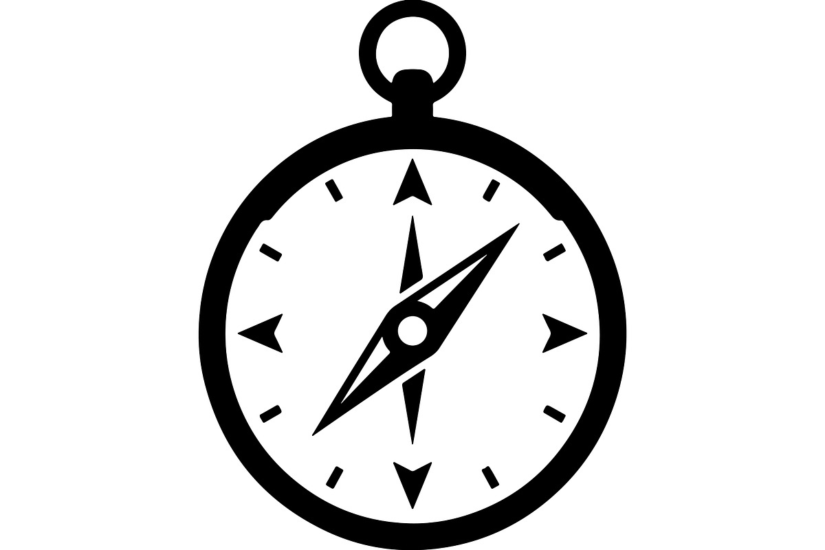 Compass & Navigation Vector Icons, a Technology Illustration by abu67222 (Photo 11 of 13)