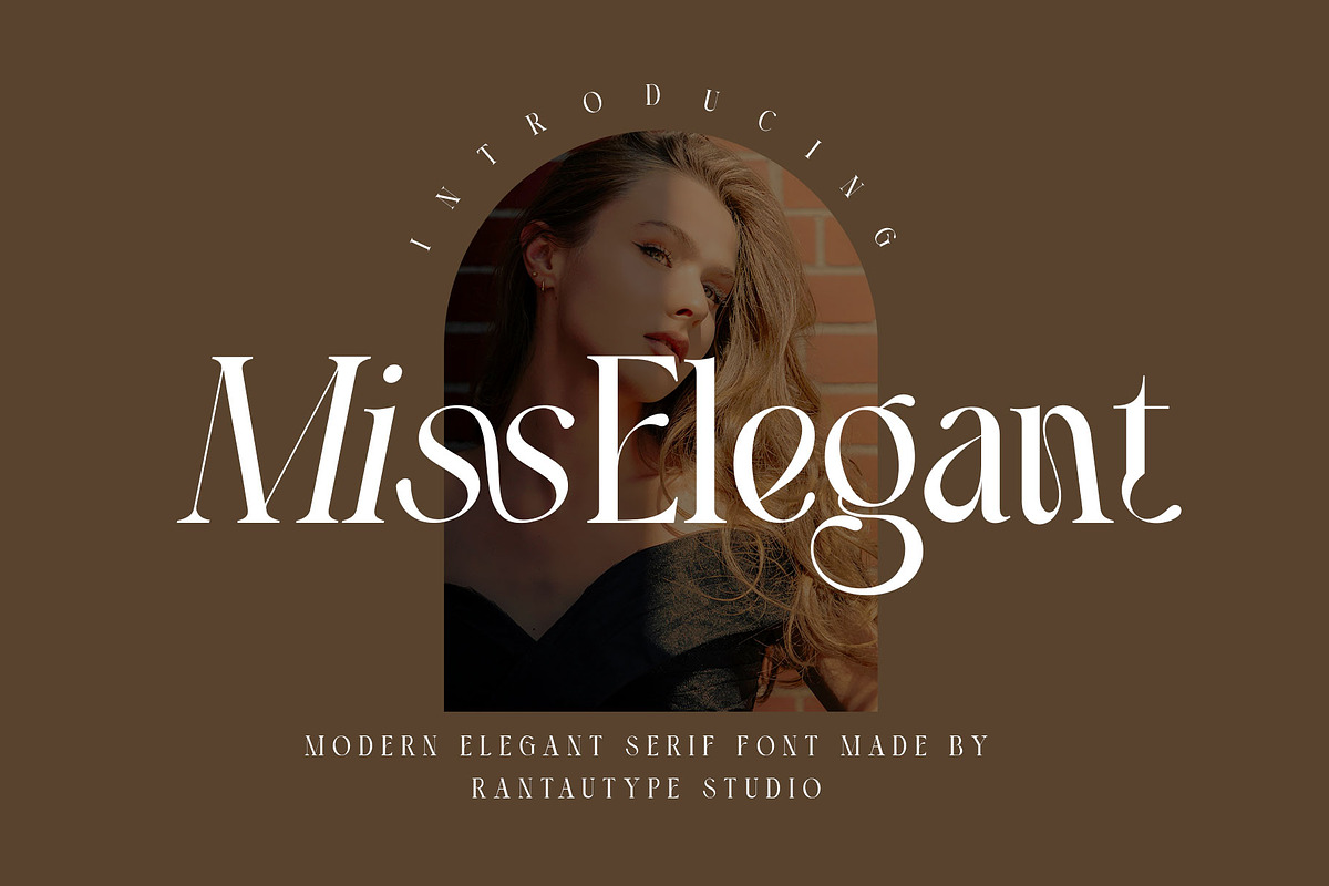 Miss Elegant Modern Serif Font, a Serif Font by RantautypeStudio (Photo 1 of 16)