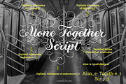 Alone Together Script, a Script Font by Roland Huse Design (Thumbnail 3 of 5)
