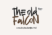 The Old Falcons Font, a Script Font by Allouse Studio (Thumbnail 1 of 11)