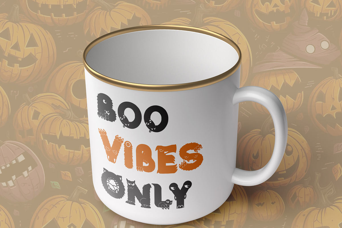 Spooky 12 Halloween Font Bundle, a Handwritten Font by DesignGenix (Photo 4 of 4)