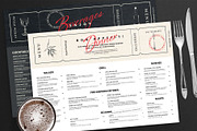 Contemporary Menu Template, a Flyer Template by BrandPacks (Thumbnail 1 of 4)