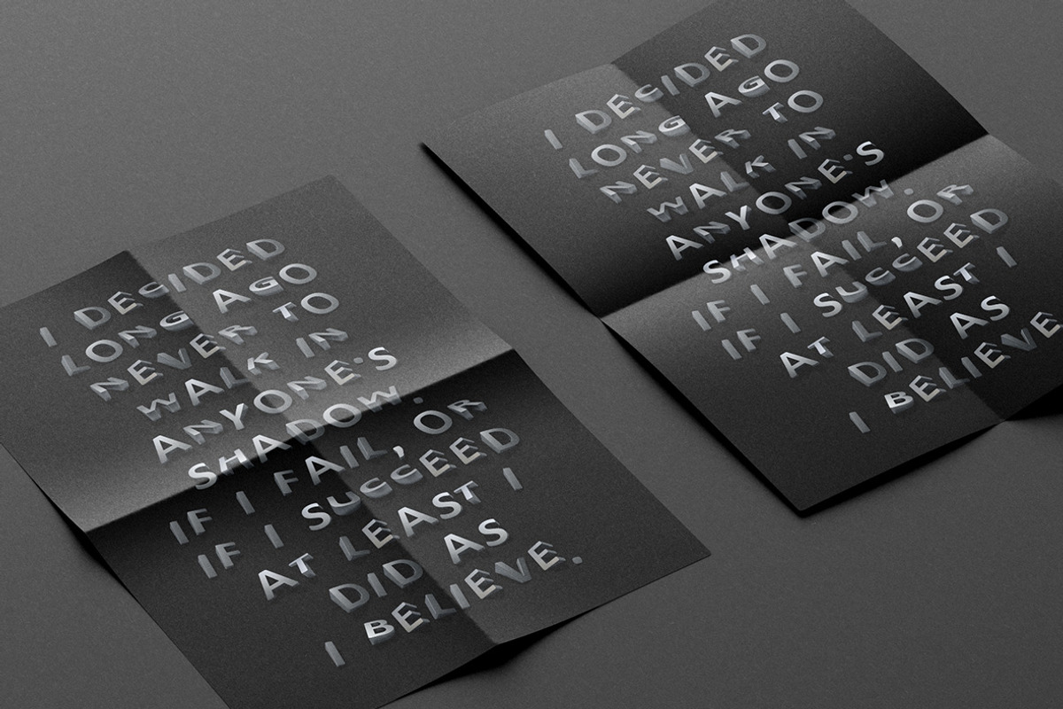 Shadow Font, a Font by Handmadefont (Photo 8 of 11)