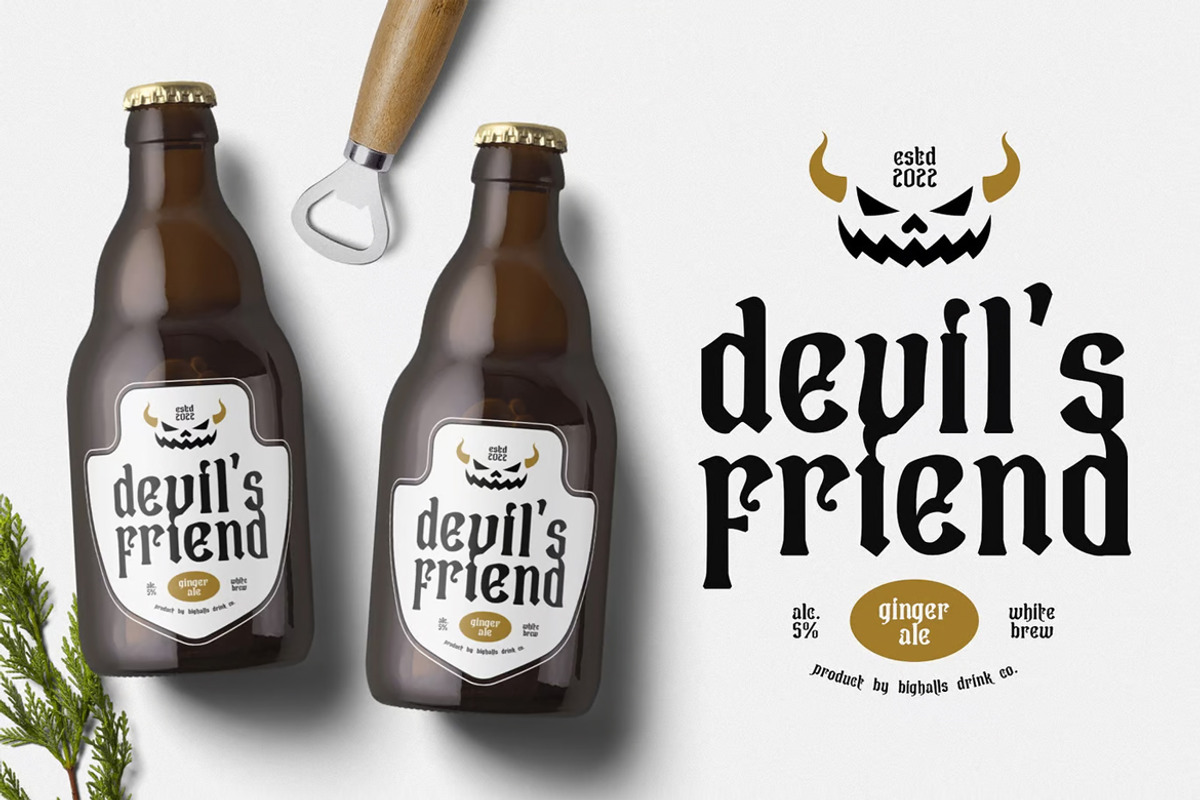 Morfear - Vintage Font, a Blackletter Font by Viswal Studio (Photo 5 of 6)