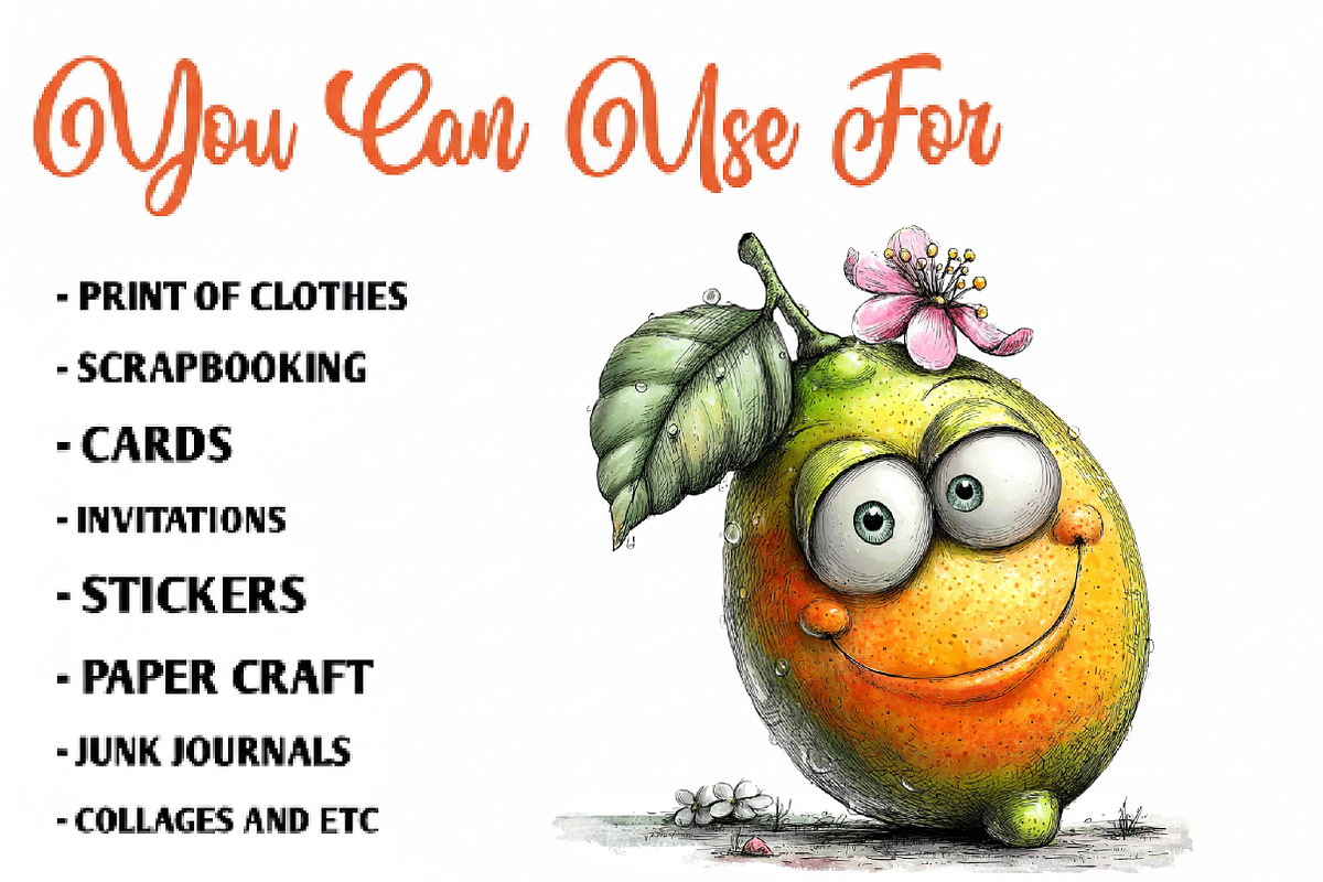 Watercolor Cute Summer Collection, an Illustration by CreationArt (Photo 2 of 7)