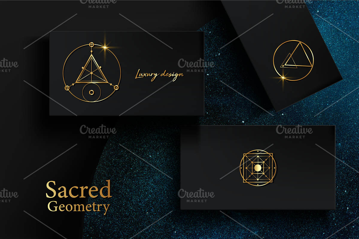 Sacred Geometry Gold Magic Mandalas, an Object Graphic by GraphicRedStudio (Photo 5 of 7)