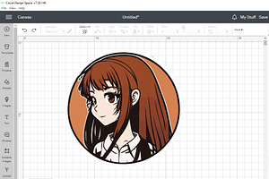 Anime Girl Sticker Kawaii Clipart