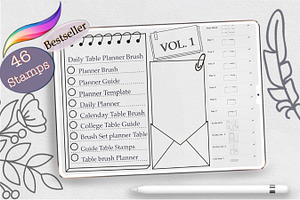 Brush DIY Digital Planner Procreate
