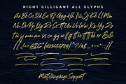 Right Gilligant • A Handwritten Font, a Script Font by azetypestudios.com (Thumbnail 9 of 10)