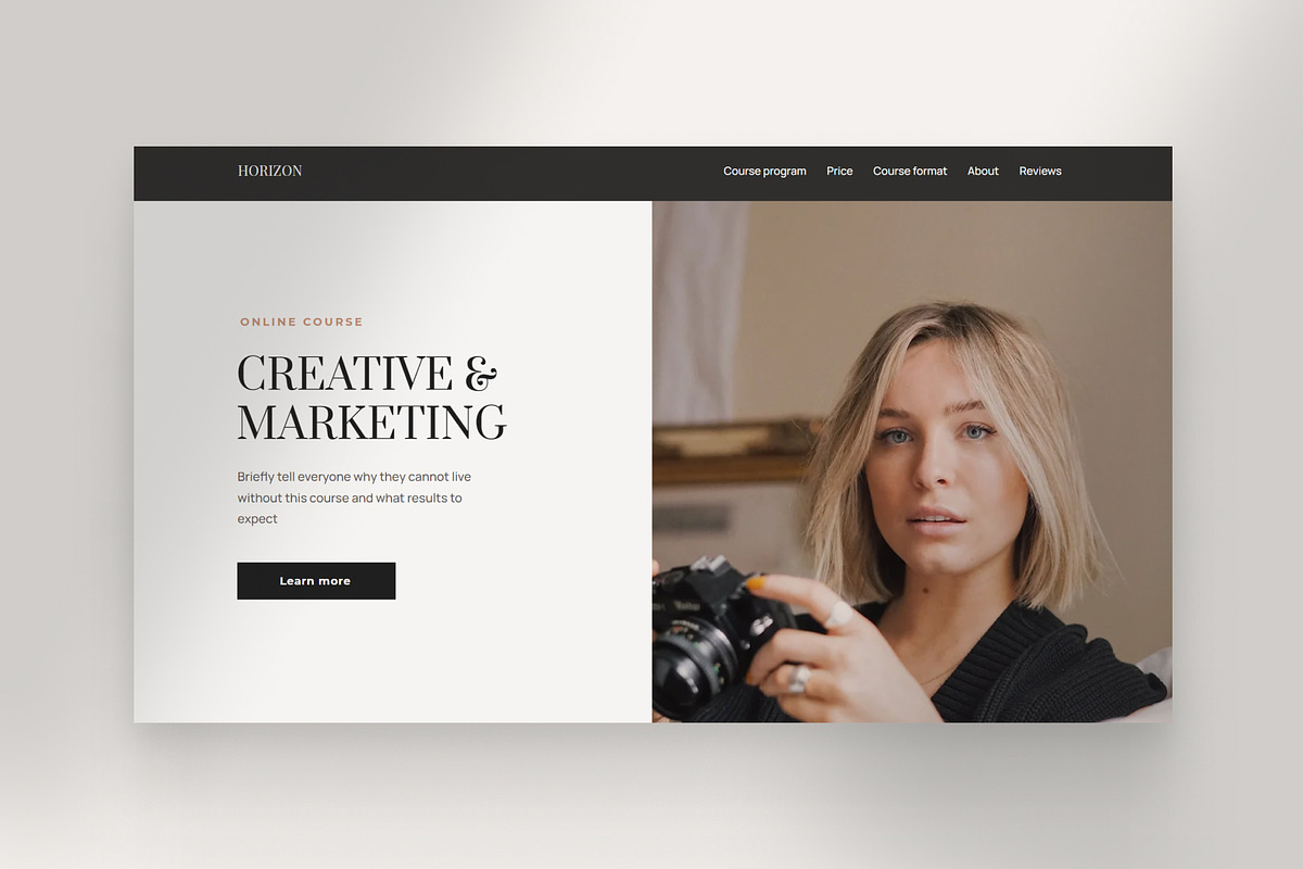 Elegant Sales page WIX for coaches, a Landing Page Template by Make It Yours Lab. (Photo 3 of 11)