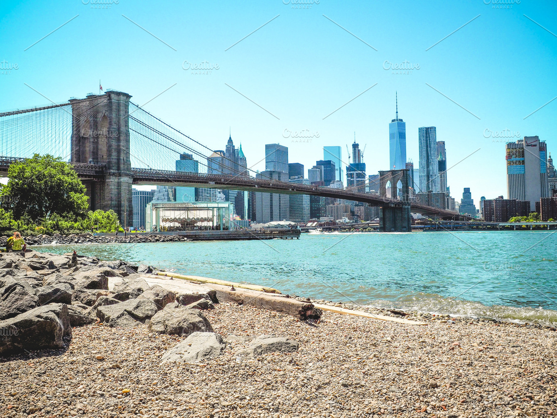 Brooklyn bridge with city ny containing ny, nyc, and new york, an Architecture Photo by tydla