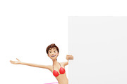 35 Promo Mock-Ups w/ Swimsuit Jenny, an iPad Mockup by Oleg Ribar (Thumbnail 22 of 30)