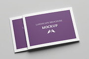 A4 Landscape Brochure Mockup, an Advertising Mockup by Hubzway (Thumbnail 5 of 7)