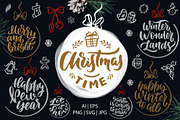 Cute Christmas Bundle, an Animal Illustration by Lettering_Logo (Thumbnail 10 of 11)