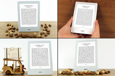 E-Book Reader, 8 PSD Mock-Ups,BUNDLE