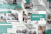 Breezy Business Presentation Temp, a Presentation Template by Analogous Temp (Thumbnail 1 of 5)