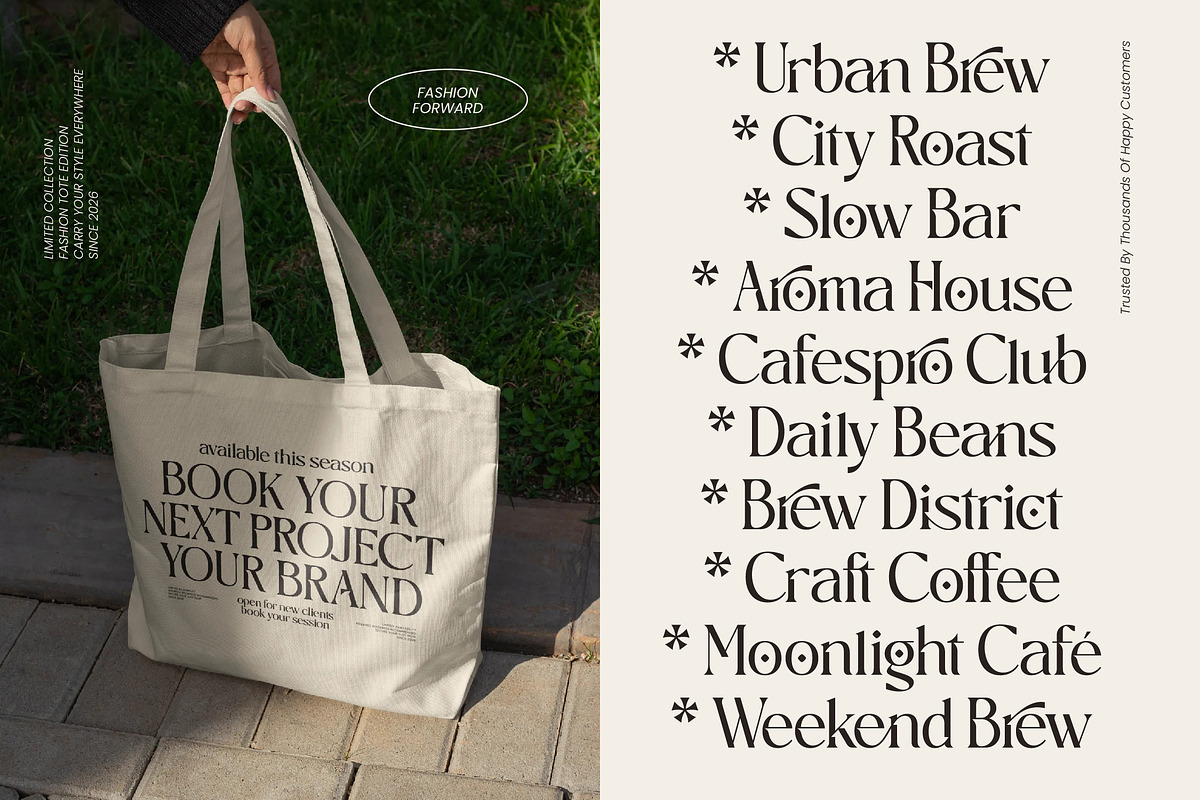 Cafespro Weekend Elegant Serif, a Serif Font by AmorfaType (Photo 3 of 8)