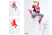 Broken Dispersion Photoshop Action preview 4