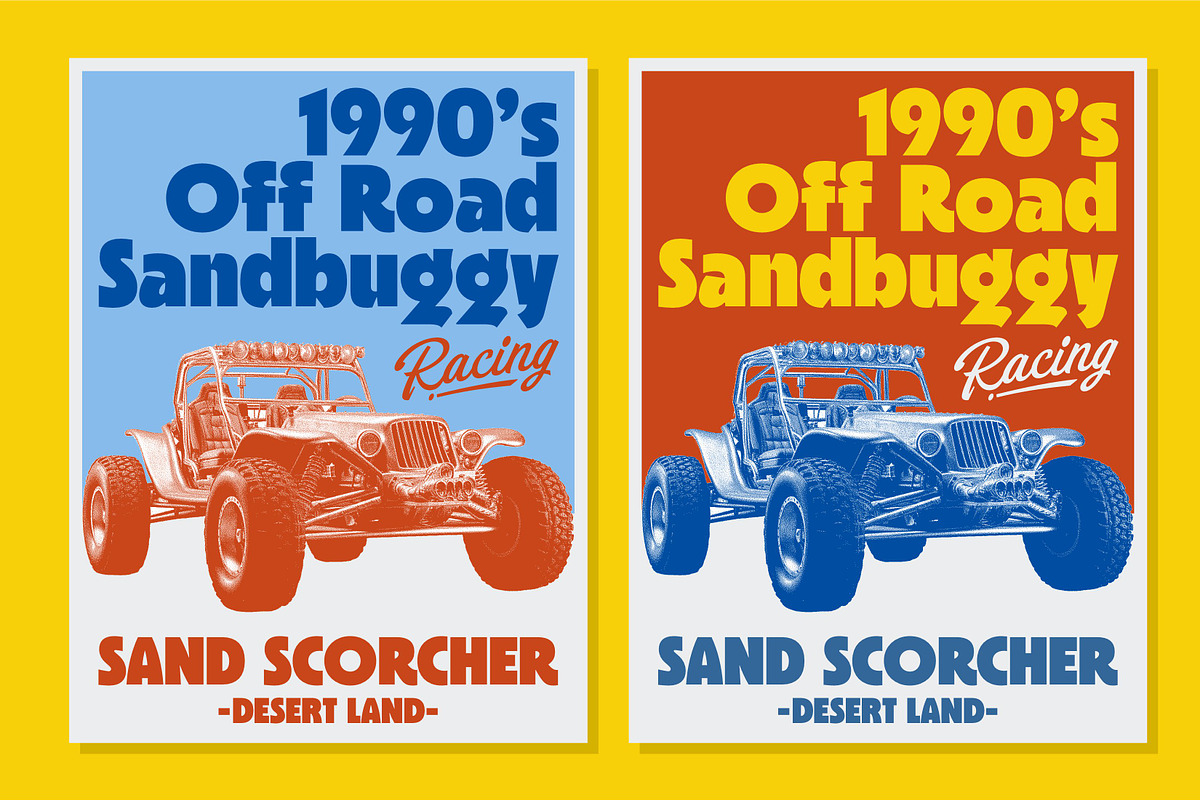 Drynida - 90’s Pop Headline font, a Font by Roams Type (Photo 10 of 10)
