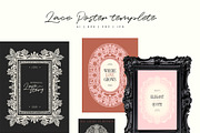 Vintage Lace | Poster Builder, an Object Graphic by KetteCreate (Thumbnail 9 of 18)