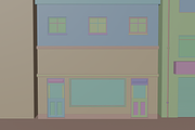 3D Model Front Store White color, an Object 3D Model by Dudukbersama (Thumbnail 2 of 2)