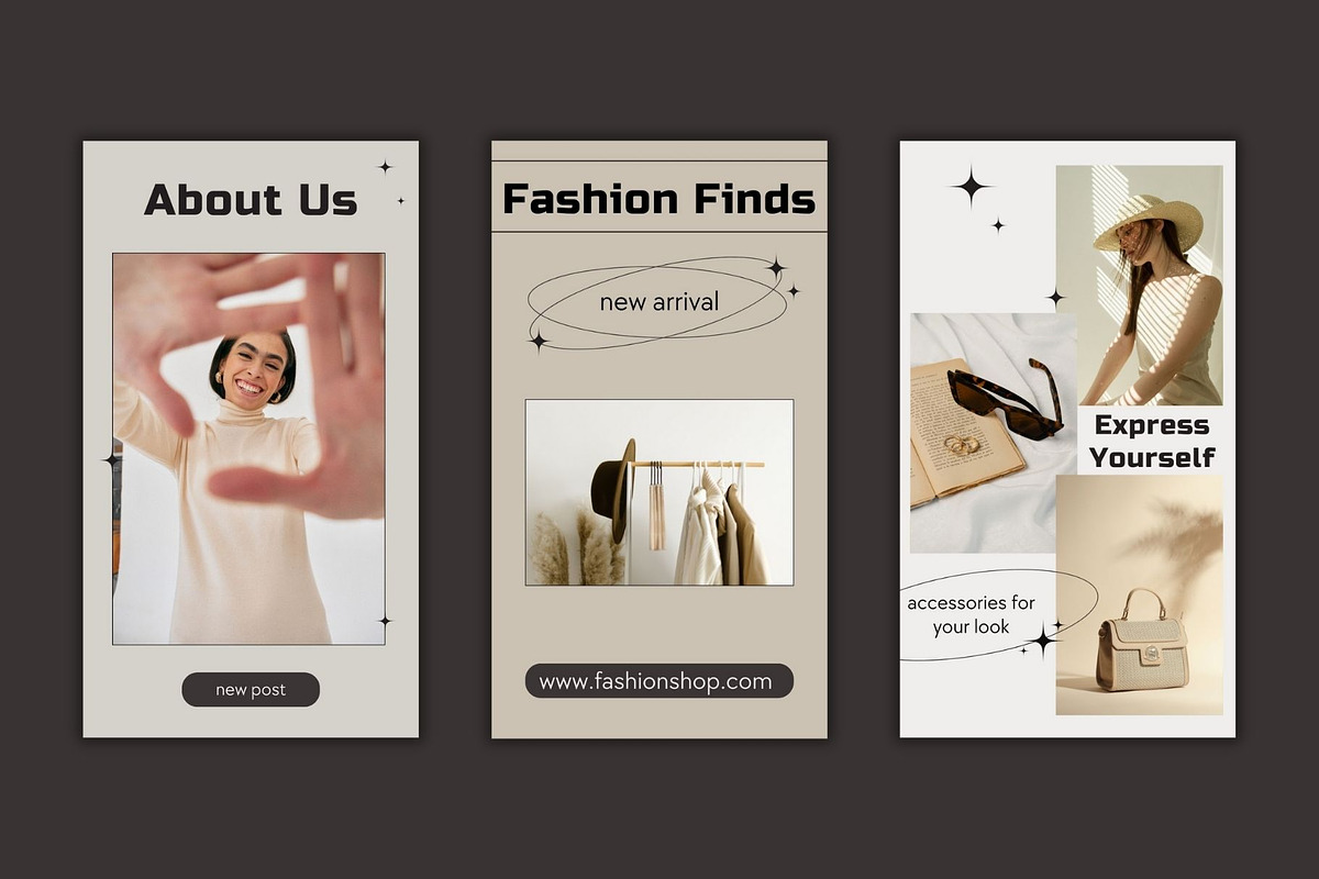 Fashion - Social media pack | Canva, a Social Media Template by Tati_Kli (Photo 2 of 9)