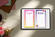 Happy Birthday List Templates, a Templates & Theme by TemplateCastleStore (Thumbnail 6 of 9)