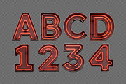 Neon Lights Font, a Sans Serif Font by Handmadefont (Thumbnail 16 of 16)