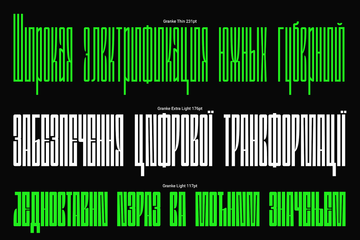Granke - A Bold Display Typeface, a Sans Serif Font by Valentino Vergan (Photo 8 of 18)