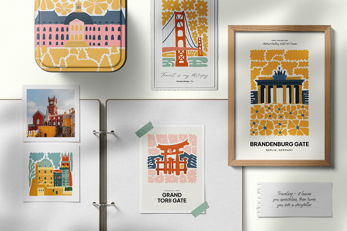 Modern Travel | Wall Art Creator, an Object Graphic by Leleka.Store (Photo 14 of 15)