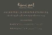 Riberal, a Script Font by iyhulmonsta (Thumbnail 2 of 6)