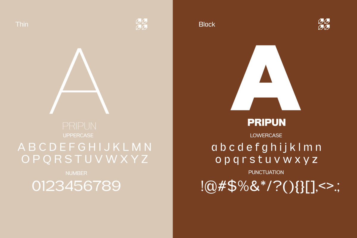 Pripun - San Serif Family, a Sans Serif Font by Differentialtype (Photo 3 of 11)