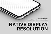 iPhone X Mockup - Lying On Surface, an iPhone Mockup by Mockups & Illustrations (Thumbnail 9 of 11)