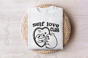 Self Love Social Club Png, Retro, an Illustration by SharpMarketplace (Thumbnail 7 of 9)