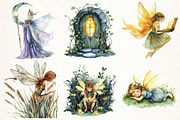 Enchanted Mystical Garden Fairy PNG, an Illustration by Pixels.Craft (Thumbnail 3 of 7)
