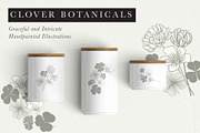 Clover Botanicals - Florals & Leaves, an Illustration by Momo Studio (Thumbnail 2 of 12)