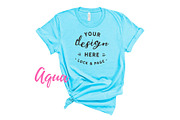 Bella Canvas TShirt Mockups On White, a Shirt Mockup by lock and page (Thumbnail 79 of 92)