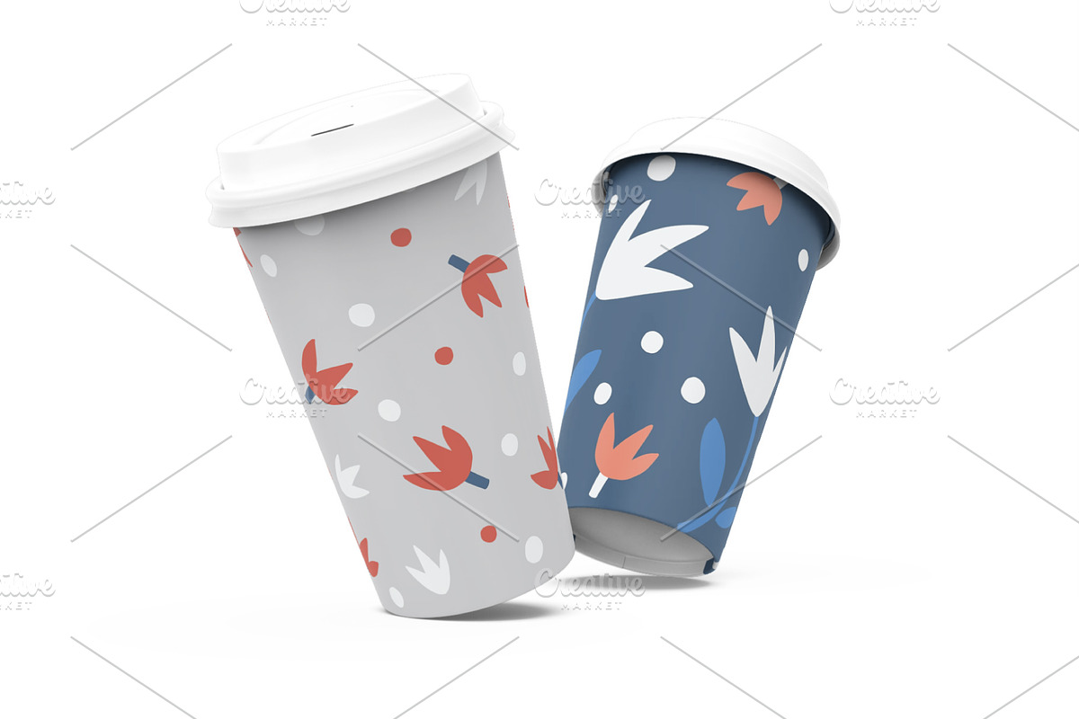 Winter Patterns Set, a Decorative Illustration by DikayaMiau (Photo 6 of 10)