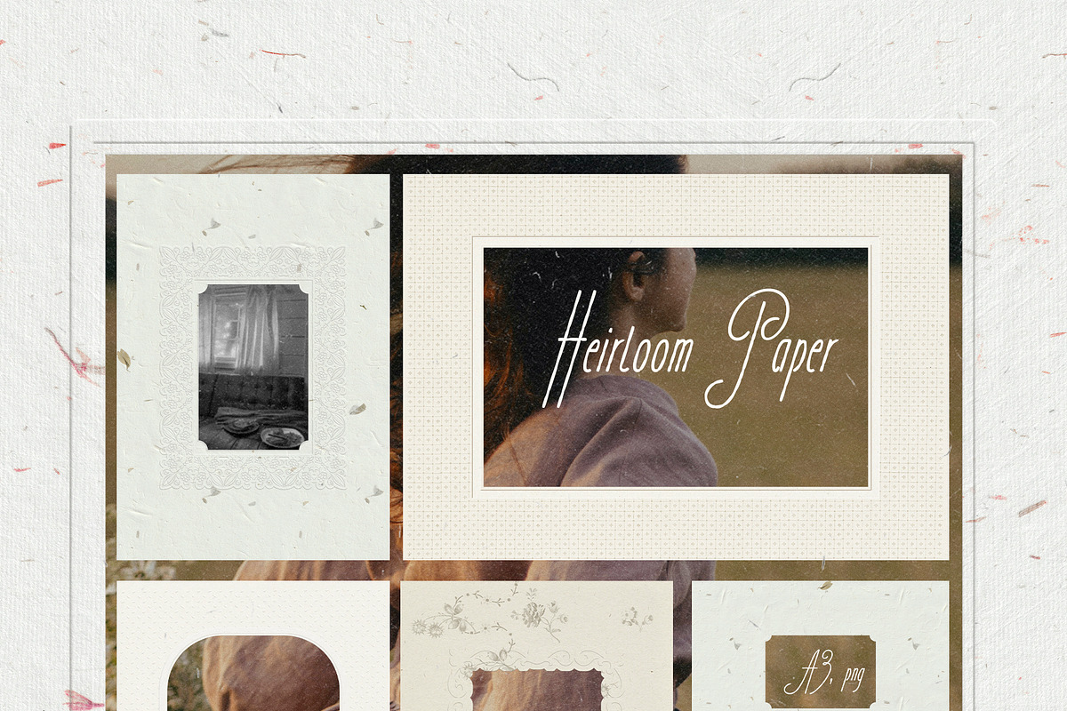 Heirloom Embossed Frames Backgrounds, a Texture Graphic by Purple (Photo 8 of 15)