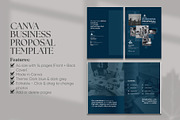 Canva Business Proposal Template, a Brochure Template by Oshin Design (Thumbnail 1 of 6)