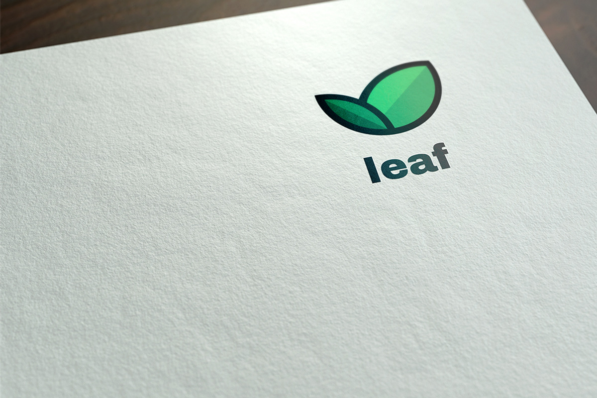 Leaf Logo Template, a Branding & Logo Template by Traint (Photo 4 of 4)