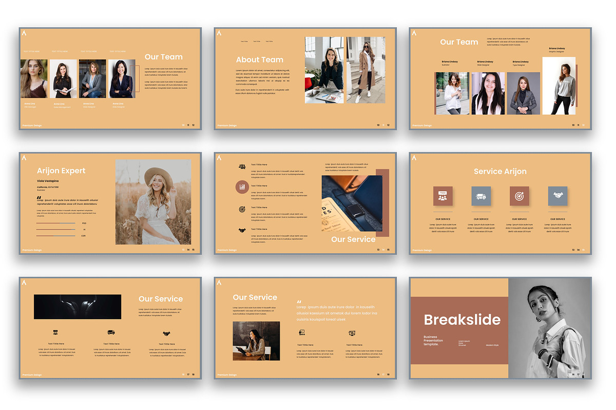 Arijon– Business PowerPoint, a Presentation Template by kreatifreya (Photo 3 of 5)